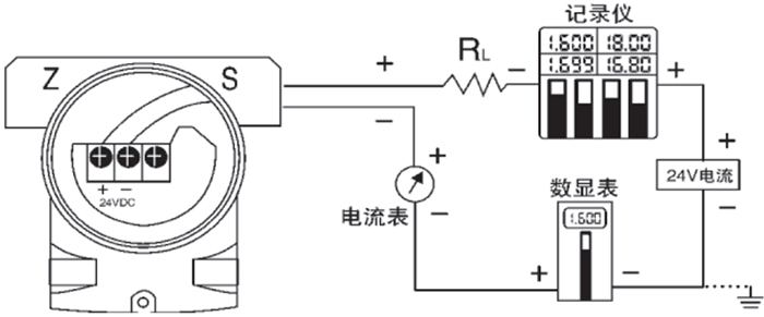 高溫壓力變送器接線圖